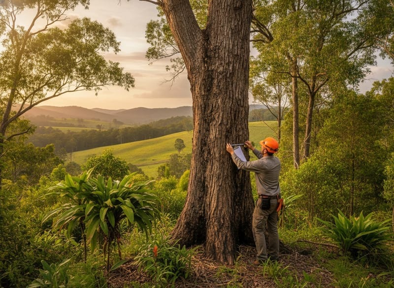 Arborist Report performed by The Forest Arborist in the The Forest
