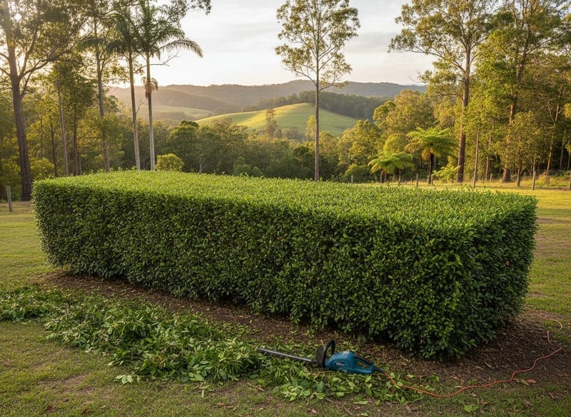 Hedge Trimming performed by The Forest Arborist in the The Forest