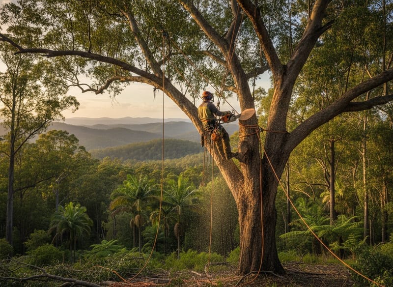 Tree Removal performed by The Forest Arborist in the The Forest